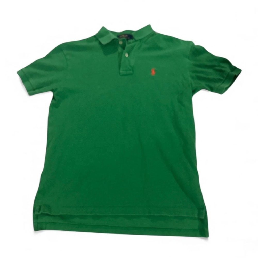 Polo Ralph Lauren Men's Green Classic Fit Short Sleeve Polo S